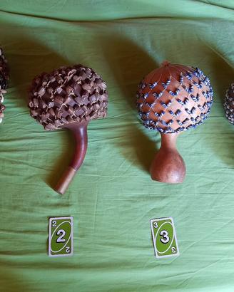 Maracas/Shekere dal mondo per musica, didattica.,