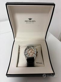 Orologio Pryngeps, con cinturino di pelle