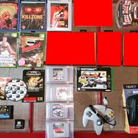 Nintendo 64 SNES Xbox Megadrive PS1 PS2 giochi