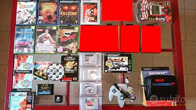 Nintendo 64 SNES Xbox Megadrive PS1 PS2 giochi