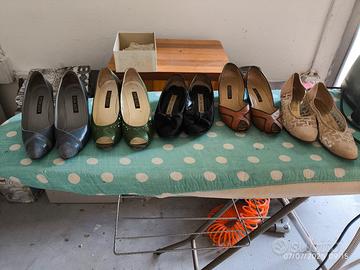 set scarpe vintage pancaldi anni 80