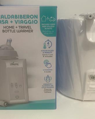 Scaldabiberon Chicco casa + viaggio nuovo