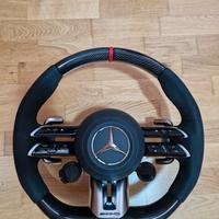 Volante piatto Completo Mercedes Benz AMG  Carboni