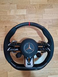 Volante piatto Completo Mercedes Benz AMG  Carboni
