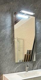 Specchio filo lucido con lampada led (31)