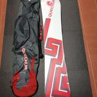 Tavola da snowboard Quechua 150 + attacchi + sacca