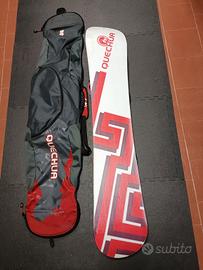 Tavola da snowboard Quechua 150 + attacchi + sacca