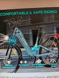 NUOVA CITYBIKE ELETTRICA UNISEX AZMA!
