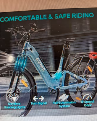 NUOVA CITYBIKE ELETTRICA UNISEX AZMA!