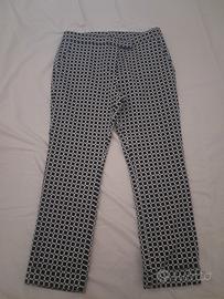 Imperial-pantalone mpdello capri bianco e nero