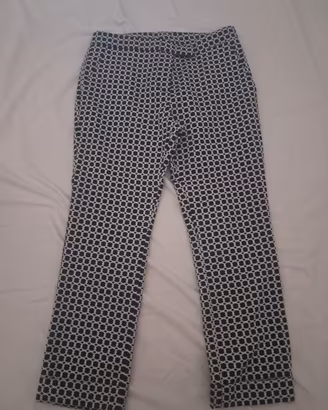 Imperial-pantalone mpdello capri bianco e nero