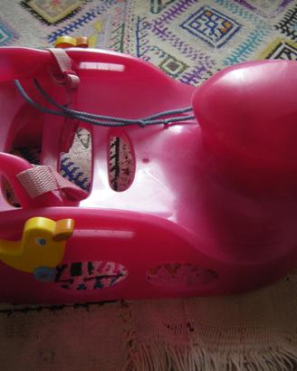Banyborn slitta e vasetto pink x bambole