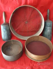 Setacci cereali palette sessole per farina antichi