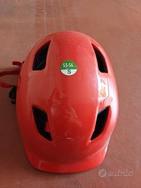 Casco bici bambino/a rosso regolabile