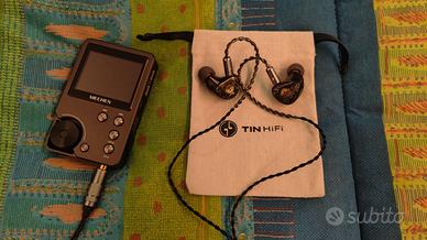 Cuffiette TINHIFI e lettore MP3 Mechen - NUOVI