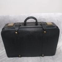 Valigia in pelle vintage anni '60