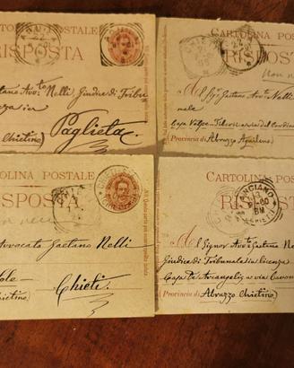 cartoline postali del 1900