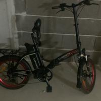 bici elettrica argento