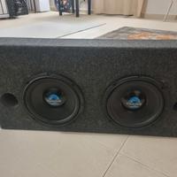 Subwoofer doppio CIARE 1000W in cassa refle