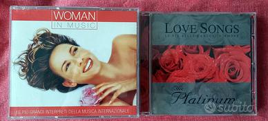 CD Womani in Music + Love Songs canzoni d'amore