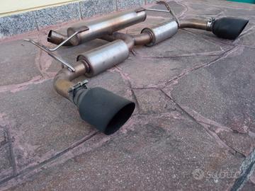 Scarico sportivo artigianale 