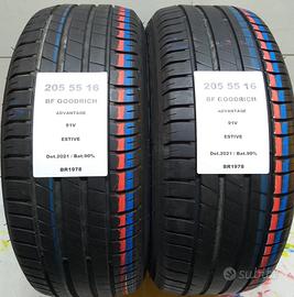 2 GOMME 205 55 16 BF GOODDRICH BR1978