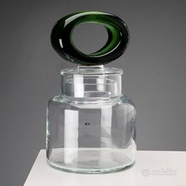 Vaso con Coperchio Vetreria Fratelli Toso Murano