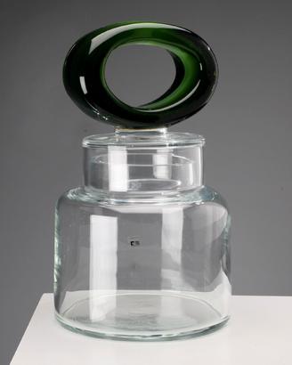 Vaso con Coperchio Vetreria Fratelli Toso Murano
