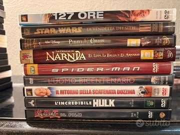 DVD film vari stock