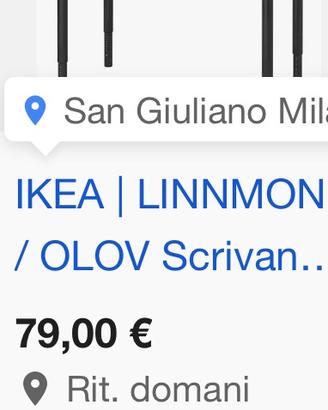 Scrivania Linnmon Ikea