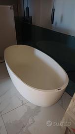 Vasca da bagno freestanding design bianca 170x80