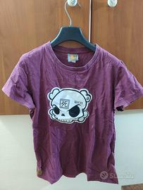 T-shirt Japan con teschio e ideogrammi giapponesi