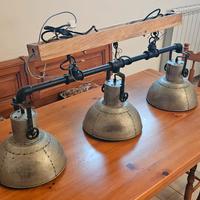 lampadario stile industrial
