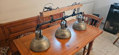 lampadario stile industrial