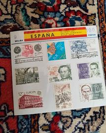 Francobolli Spagnoli da collezione vintage 