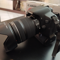 Canon 700d+18-135 +battery grip