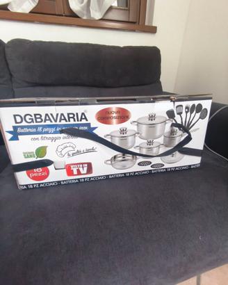 Batteria di pentole 18 pezzi