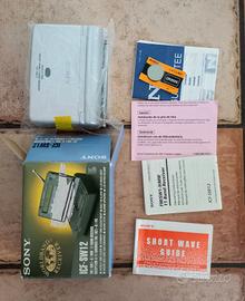 radio sveglia multibanda satellite Sony ICF SW 12