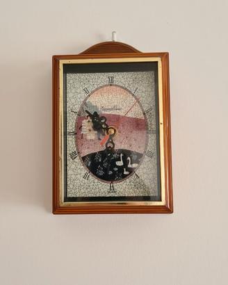 Orologio da parete con cassetta portachiavi