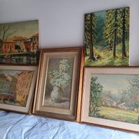 QUADRI  su tela  ARTISTA  PITTORE TREVIGIANO