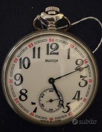 Orologio da tasca molnija Ferrovie Russe