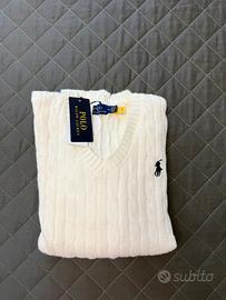 Maglione da uomo collo a V
