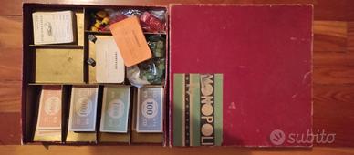 Monopoli prima edizione scatola rossa 