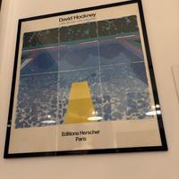 David Hockney Piscines De Papier Litografia Poster