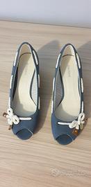 Scarpe con tacco marinarette con corda Graceland