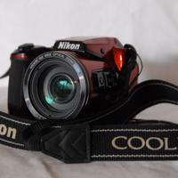Fotocamera digitale Nikon Coolpix B500 rossa, otti