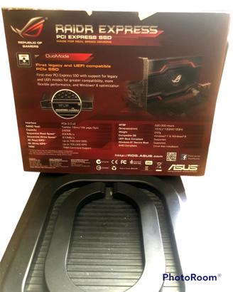 Computer 3,6 ghz SSD 240 gb Rog Raid pci express