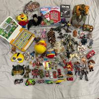 Lotto giocattoli gormiti , Marvel , he-man e altri