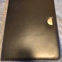 Cartellina portadocumenti A4 in pelle nera