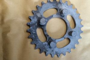 Corona posteriore per moto itom 28z,nuova